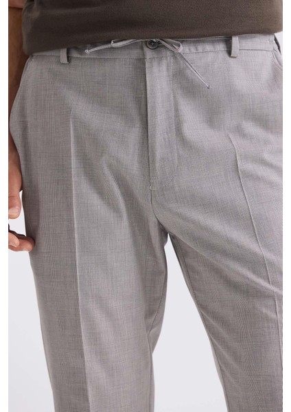 Taş Comfort Fit Beli Lastikli Yünlü Kumaş Pantolon modelleri