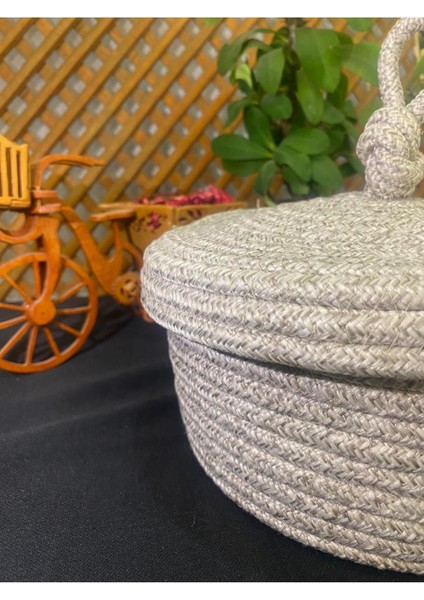 El Dokuma Çok Amaçlı Sepet, Banyo, Mutfak ve Makyaj Organizeri, Bej, Küçük fırsatları