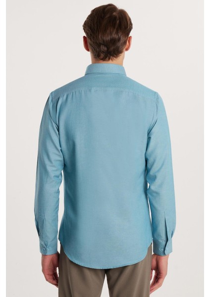 Slim Fit Dar Kesim Uzun Kol Poplin Oxford indirimleri