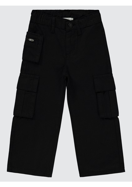 Kız Çocuk Pantolon 2-5 Yaş Siyah