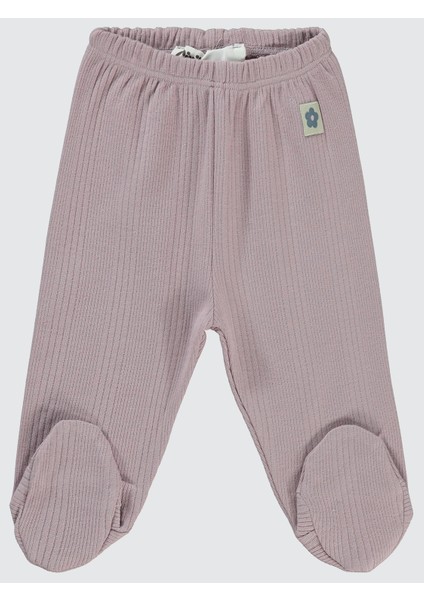 Kız Bebek Patikli Tek Alt 1-6 Ay Soft Lila