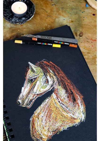 Posca Pastel Boya Kalemi Koyu Kahverengi KPA-100 fırsatları