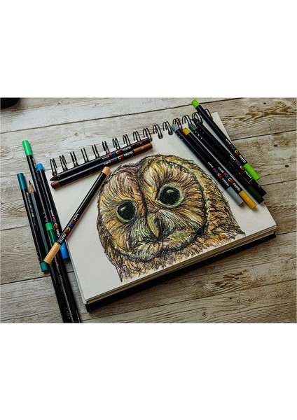 Posca Pastel Boya Kalemi Parlak Sarı KPA-100
