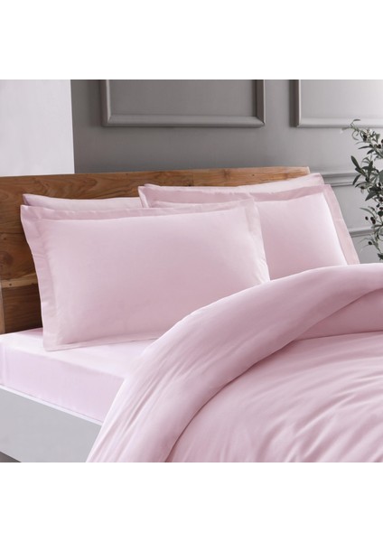 Basic Ranforce Çift Kişilik Nevresim Pembe fiyatları