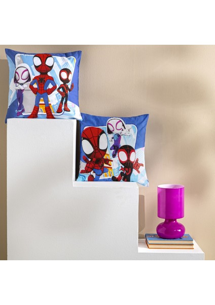 Lisanslı Dh Spidey And Friends Pamuk 40X40 Kırlent