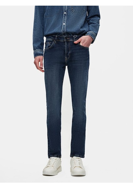 Erkek Sawyer P Dar Paça Orta Bel Jean Pantolon fiyatları