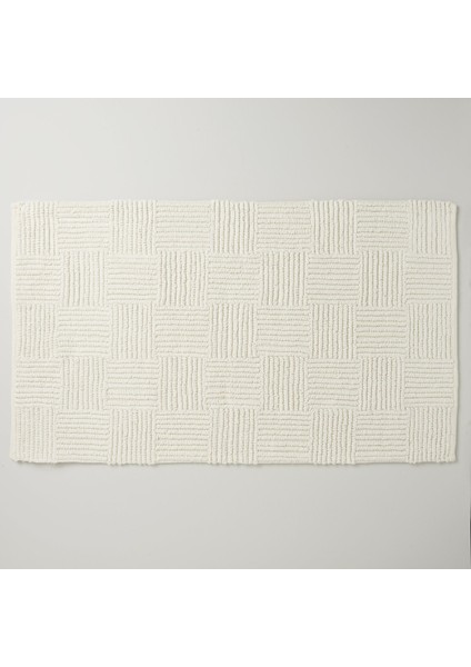 Reversible Banyo Paspası Ekru 60x100 cm