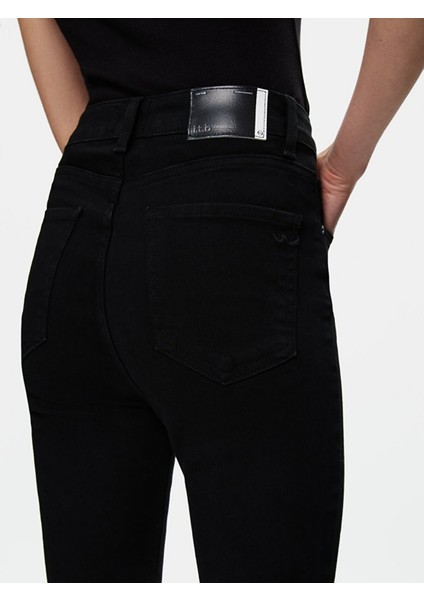 Marcella x Dar Paça Yüksek Bel Jean Pantolon