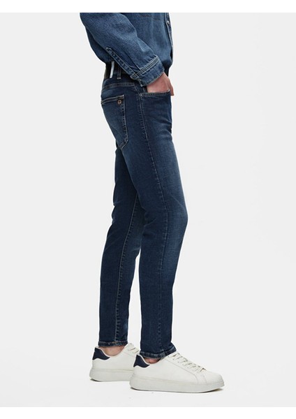 Erkek Sawyer P Dar Paça Orta Bel Jean Pantolon fırsatları