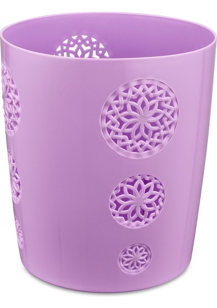 Mor şık ve kullanışlı plastik sepet, pratik alışveriş için ideal çözüm.