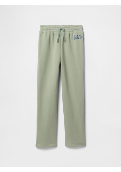 Erkek Çocuk Yeşil Gap Logo Relaxed Fleece Jogger Eşofman Altı