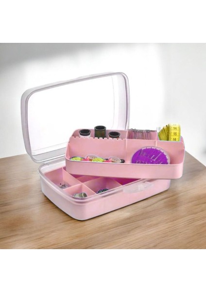 Renkli Çok Amaçlı Organizer Kutu, 2L, 10x15cm, Şık ve Fonksiyonel Depolama Çözümü