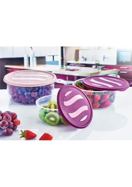 Şeffaf 3'lü yuvarlak ev dekor seti, turuncu, şık ve kullanışlı aksesuarlar fiyatları