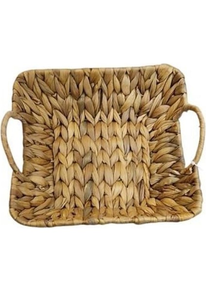 Doğal Hasır Dikdörtgen Sepet S Boy, Şık ve Hafif Saklama Çözümü, Kahverengi fiyatları