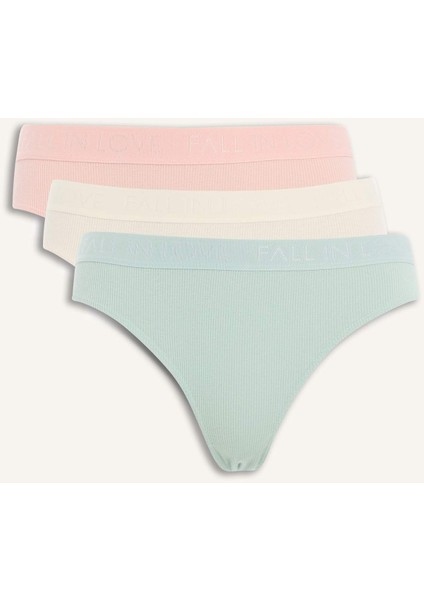 Ribana 3'lü Brief Külot-Fall in Love E4926AX25SP