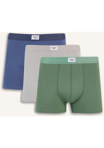 Regular Fit 3'lü Boxer E3365AX25SP