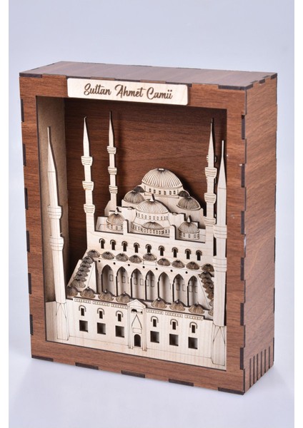 Demonte Ahşap Sultanahmet Camii Maket Kiti - Tarihi Yapı Model Seti