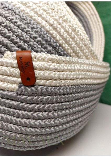 5 Parça Doğal Pamuk İp Dokuma Saklama Sepeti, Banyo ve Mutfak Düzenleme Kutusu fiyatları