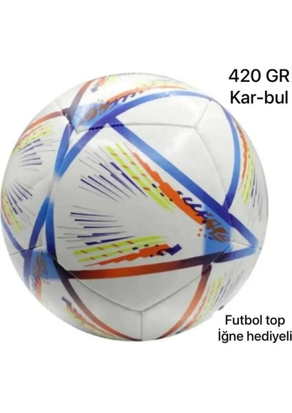 Katar Lazer Dikişli Futbol Topu Halı Saha Çim Saha Sporcu Top 420 Gram fiyatları