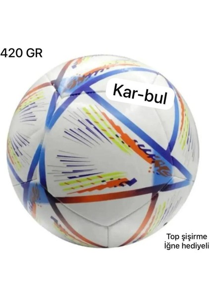 Katar Lazer Dikişli Futbol Topu Halı Saha Çim Saha Sporcu Top 420 Gram modelleri