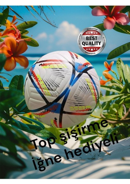 Katar Lazer Dikişli Futbol Topu Halı Saha Çim Saha Sporcu Top 420 Gram fırsatları