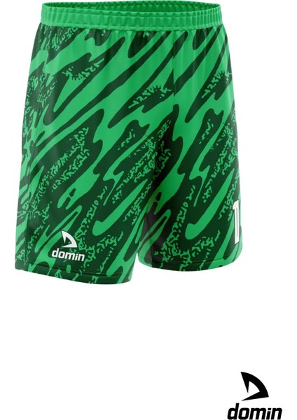 Erkek Uzun Kollu Yeşil Nefes Alabilen Kaleci Forması ve Şortu Goalkeeper Jersey Gk DMNF5587