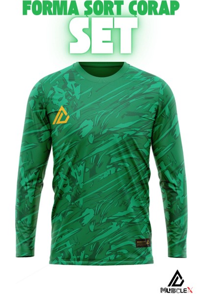 Musclex kaleci forması forma şort çorap set goalkeeper jersey kaleci set forma şort çorap msx5432f
