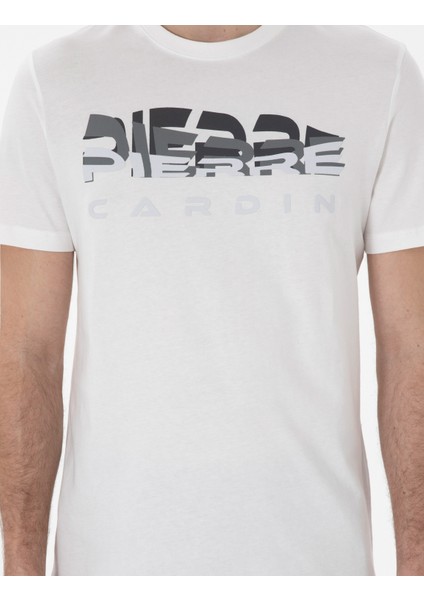 Erkek Ekru Regular Fit Tişört 50302589-VR019