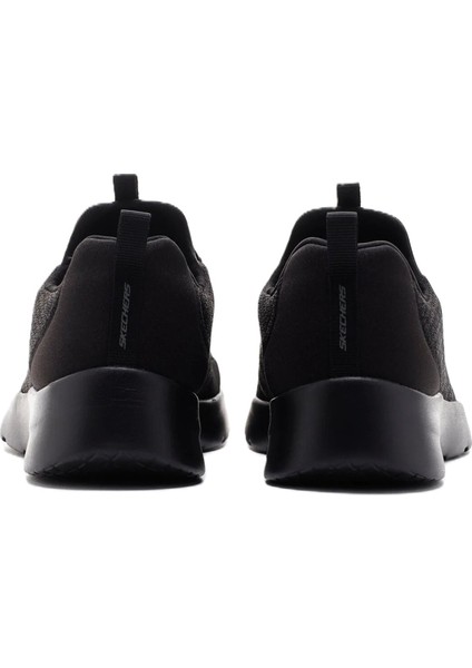 Dynamight 2.0-Real Smooth Memory Foam Womens Sneaker Black Lastik Bağcıklı Hafızalı Taban Kadın Günlük Spor Ayakkabı Siyah
