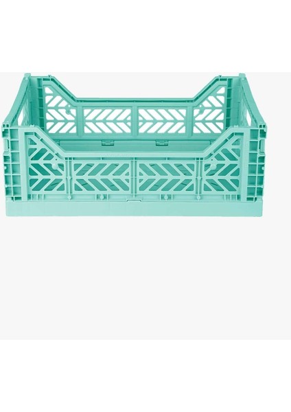 403014 Midibox Ocean Katlanabilir Plastik Kasa, Mavi, Tek Ebat modelleri