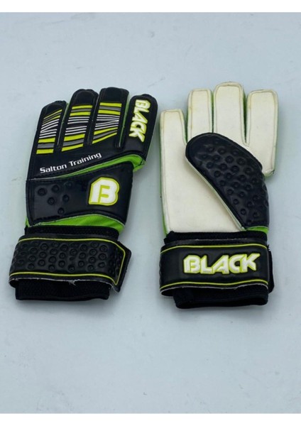Black salton training lateks kavrama kaleci eldiveni yeşil