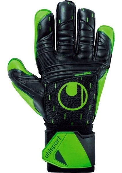 101132401 uhlsport soft advanced 101132401 siyah yeşil kaleci eldiveni