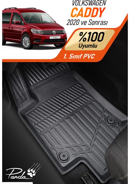 Volkswagen Caddy 2020- Sonrası 4d Havuzlu Paspas Takımı