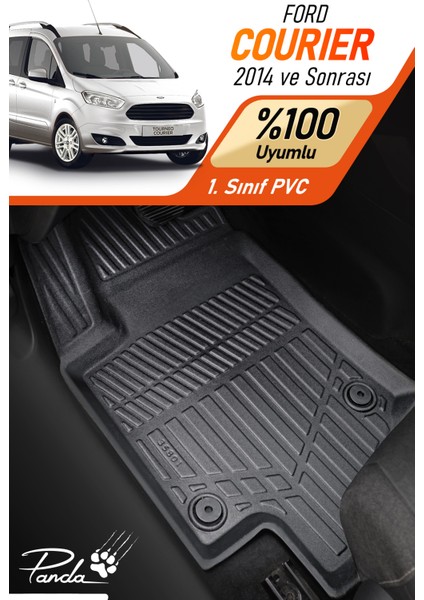 Ford Courier 2014- Sonrası 4d Havuzlu Paspas Takımı