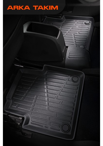 Ford Courier 2014- Sonrası 4d Havuzlu Paspas Takımı modelleri