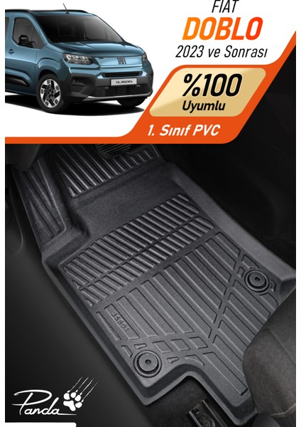 Fiat Doblo 2023- Sonrası 4d Havuzlu Paspas Takımı