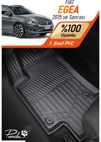 Fiat Egea Sedan 2015- Sonrası 4d Havuzlu Paspas Takımı