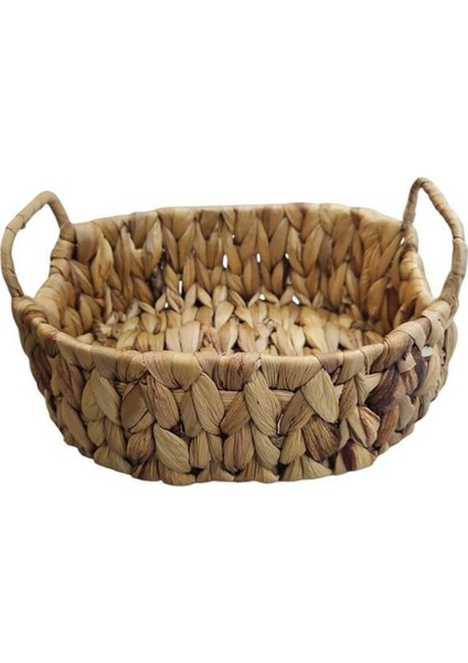 Doğal Oval Hasır Sepet, Hafif ve Şık, Dekoratif Kullanışlı Tasarım, Bej Renk modelleri