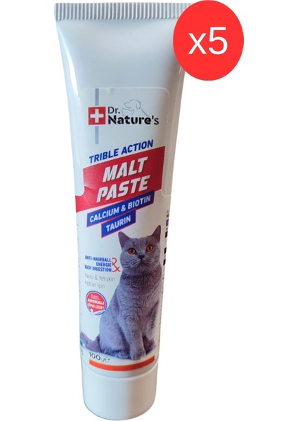 Dr. Natures Kedi Malt Macun ( Tüy Yumağı Için Hairball) 100 gr 5 Adet