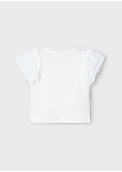 Mayoral Kız Çocuk Fırfırlı Tişört fırsatları