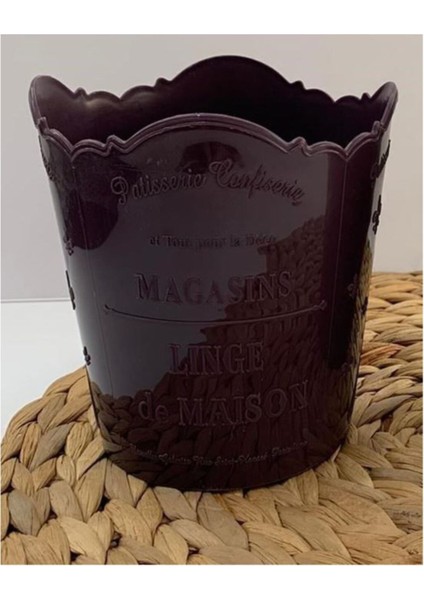 Yuvarlak Beyaz Dekoratif Sepet, Dayanaklı ve Şık Saklama Çözümü