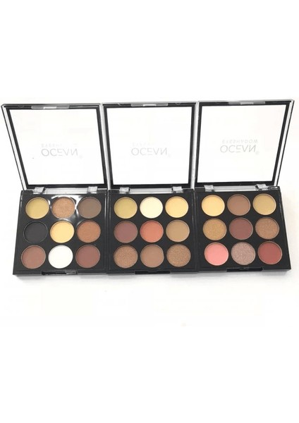 9'lu Lux Far Paleti Seti ( Lisinya )