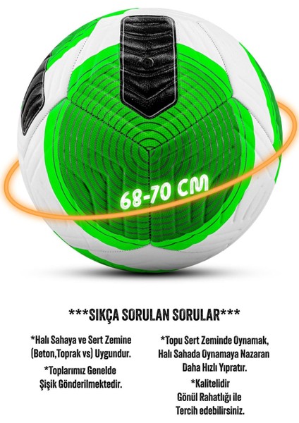 Futbol Topu FT501 Flight Dayanıklı Sert Zemin Halı Saha Futbol Topu No:5 fırsatları
