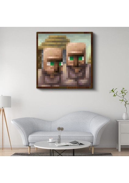 Minecraft - Humble Piksel Kanvas Tablo