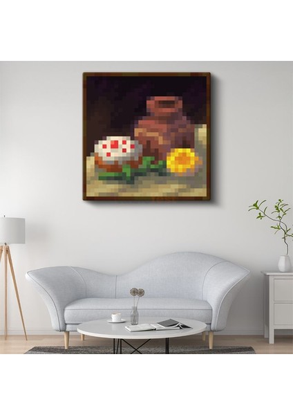 Minecraft - Baroque Piksel Kanvas Tablo