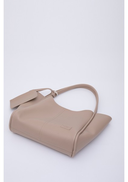 Vizon SHK108 Çıtçıtlı Suni Deri Cüzdanlı Makyaj Çantalı Kadın El ve Omuz Çantası U:25 E:38 G:15 cm