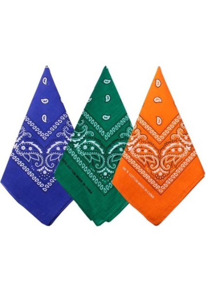 Şal Desenli, Etnik Desen Bandana Seti