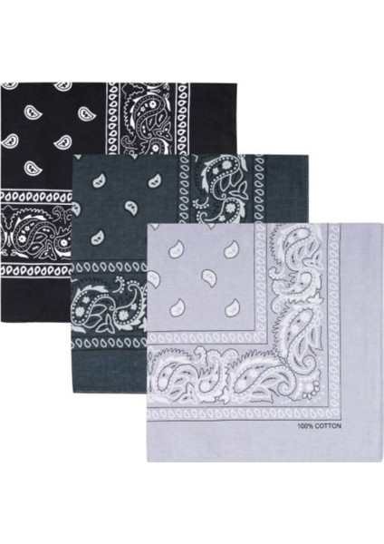 Şal Desenli, Etnik Desen Bandana Seti