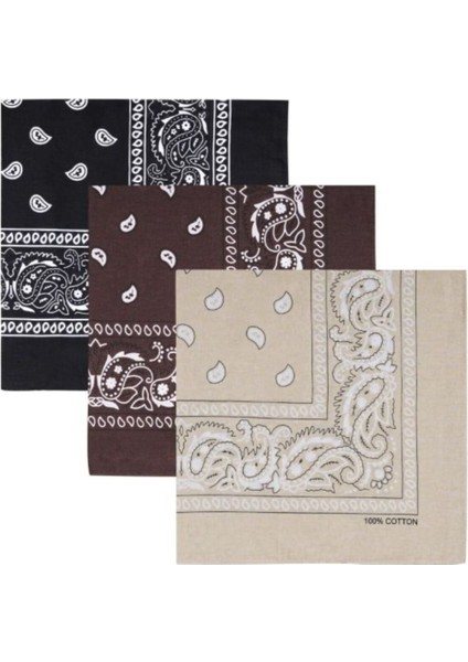 Şal Desenli, Etnik Desen Bandana Seti