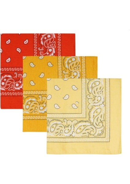Şal Desenli, Etnik Desen Bandana Seti